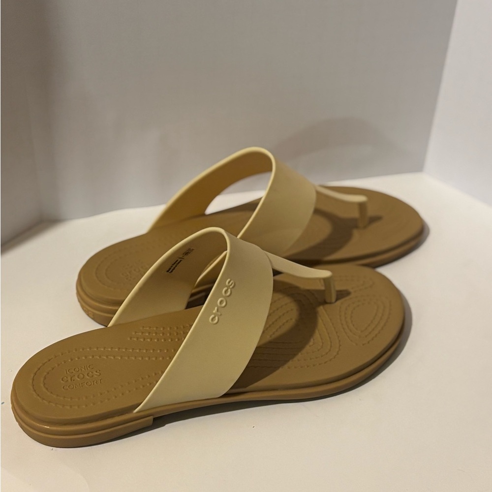 CROCS Tan Women's Sandals - Picture 5 of 7